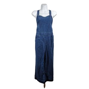 UNIVERSAL THREAD DENIM CROPPED OVERALLS